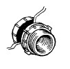 PVC07BF - PVC Bulkhead Fitting PVC07BF - PVC Bulkhead Fitting